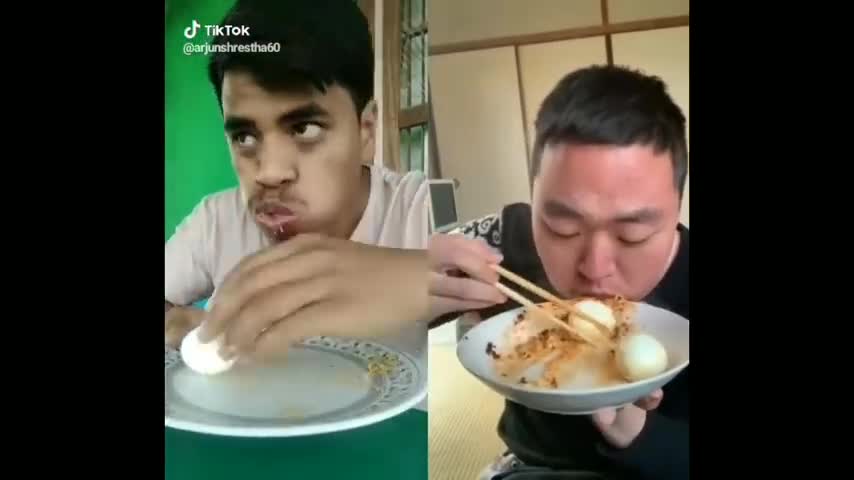 Funny Food Challange On TikTok :D