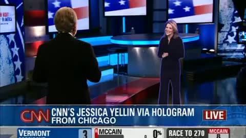 AMAZING ! CNN Hologram TV First