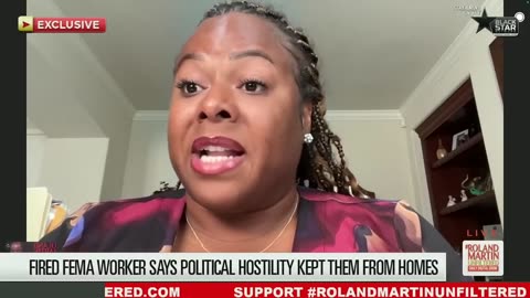 The FEMA lady, Marn’i Washington, who wanted to skip Trump Homes - Speaks
