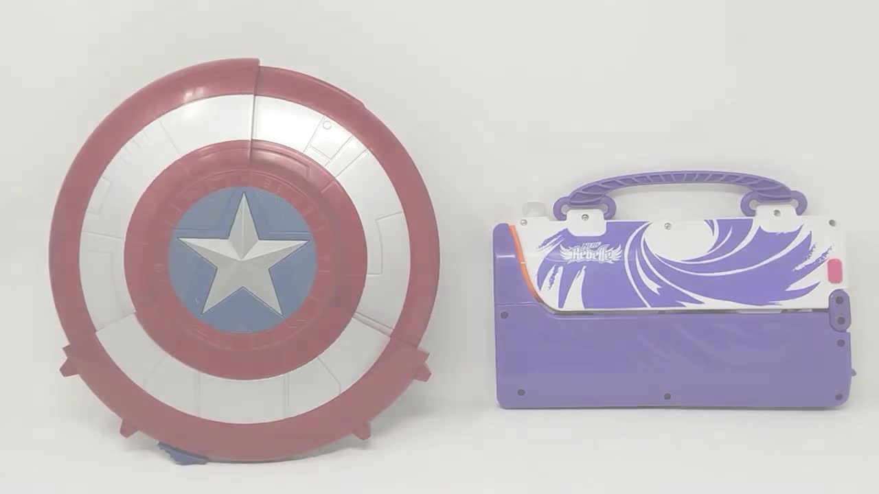 Nerf Captain America Shield Dart Blaster 2015 vs Nerf Rebelle Secret Shot Purse Dart Blaster 2013