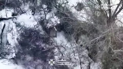 A well-aimed strike on an enemy dugout from the border guards of the Steel Border