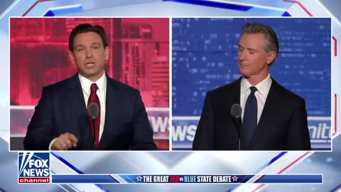 DeSantis Newsome debate highlight