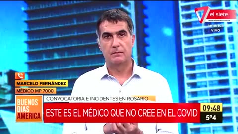 Covid no existe, explicado por medico al aire en Argentina Canal 7 Mendoza