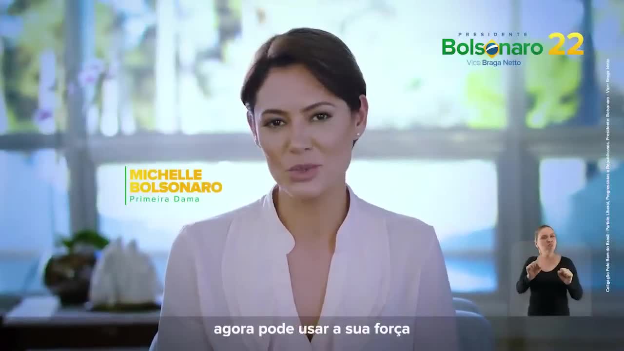 Michele Bolsonaro - Vídeo que foi proibido - Campanha - Bolsonaro 2022