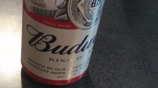 Budweiser can