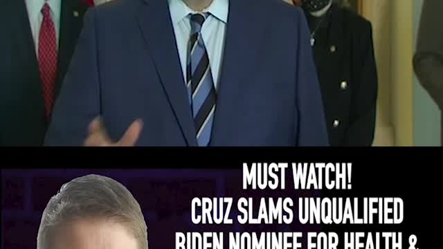 CRUZ SLAMS UNQUALIFIED BIDEN NOMINEE XAVIER BECERRA