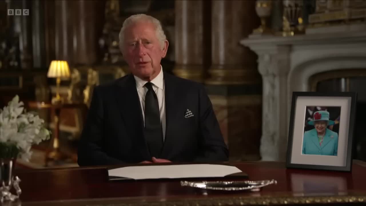 King Charles III makes first address to the UK as sovereign – BBC News