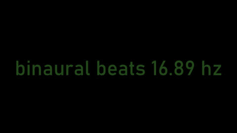 binaural beats 16.89 hz