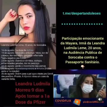 Outra Vítima da Vacina da Morte