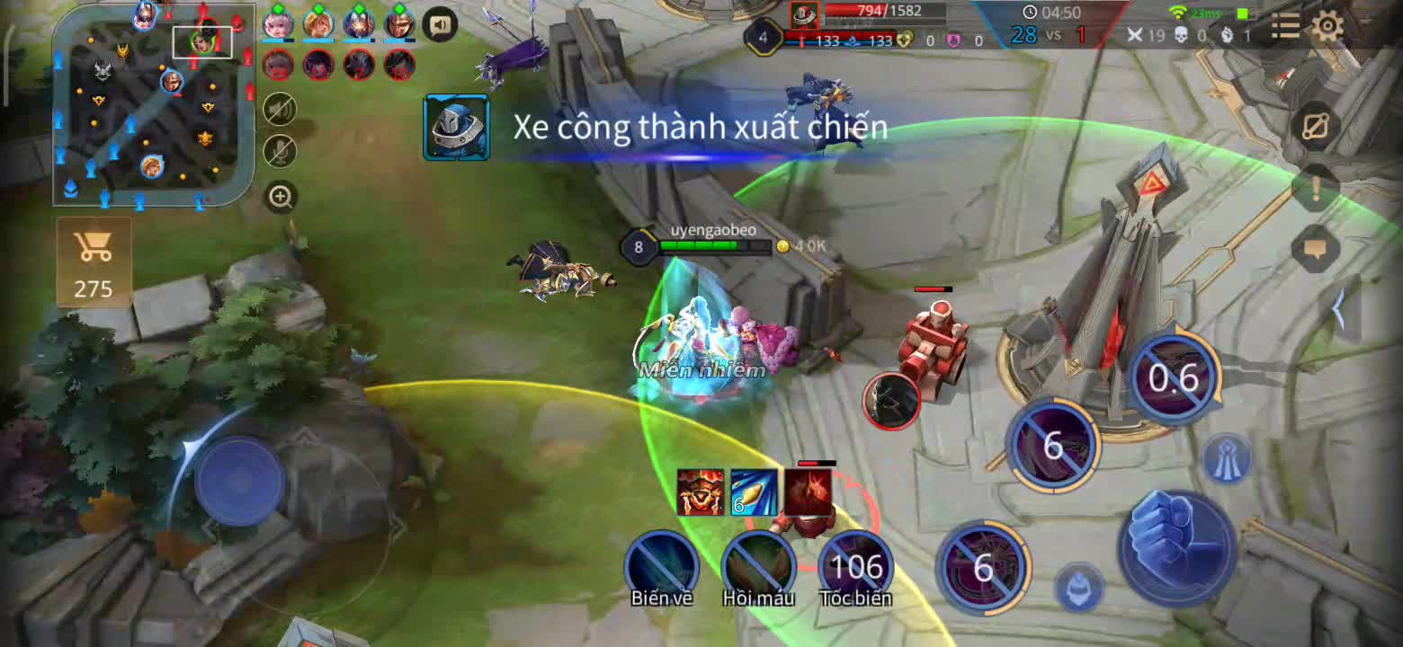 Arena of valor: Yena gameplay MEGAKILL