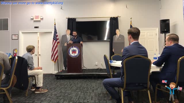 Latham Saddler speaking at Georgia Teen Republican Convention 2021 LibertyKid.org