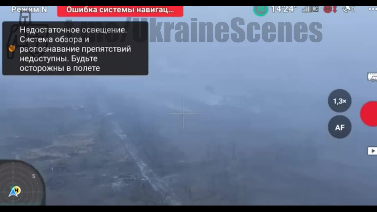 ノボミハイロフカ南部へのロシア軍戦車の侵入
