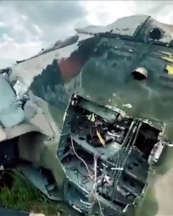 The 59th Motorized Brigade shot down a Russian Mi-24P/35M helicopter over Kherson Oblast