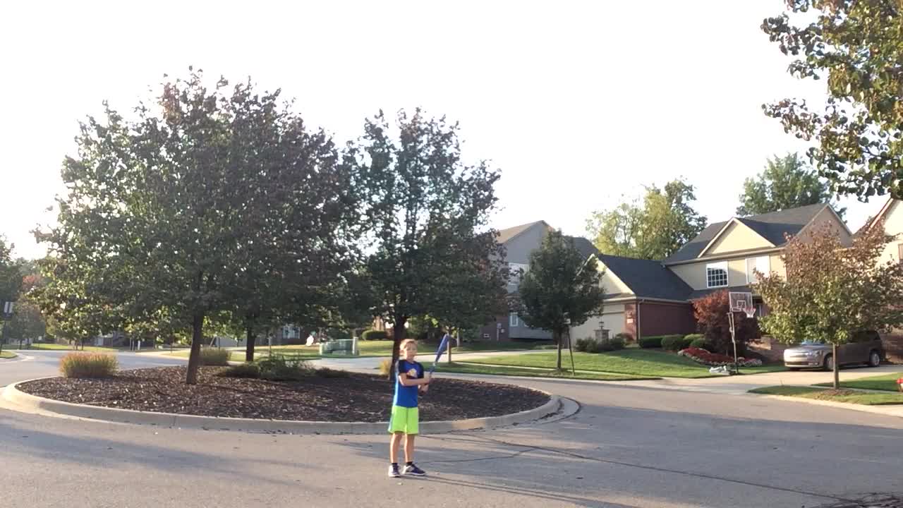 Kid Smashes Window In Baseball Tutorial Gone Wrong