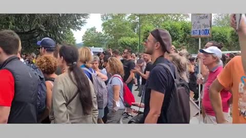 Manifestation Annecy le 24 07 2021