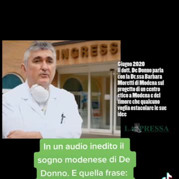 Audio inedito Dott De Donno