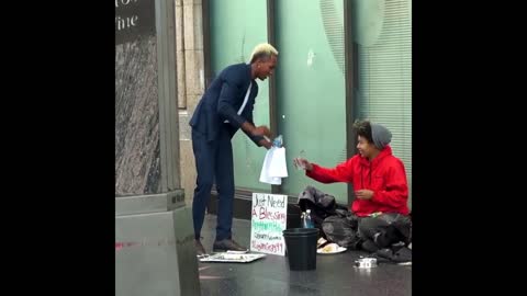 Waiter For The HOMELESS
