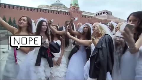 Putin Gets “Stopped ”by 10 New Brides in Russia