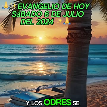 🙏✨Evangelio de HOY Sábado 6 de Julio del 2024 ✨🙏