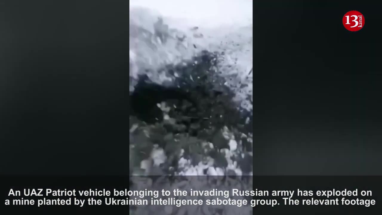 Ukrainian sabotage group blew up vehicle with Russians in it – Russians show exploding vehicles