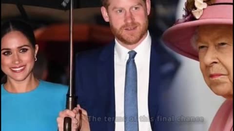 Prince Harry and Meghan Markle Given Final Chance to Reconcile with Royal Family