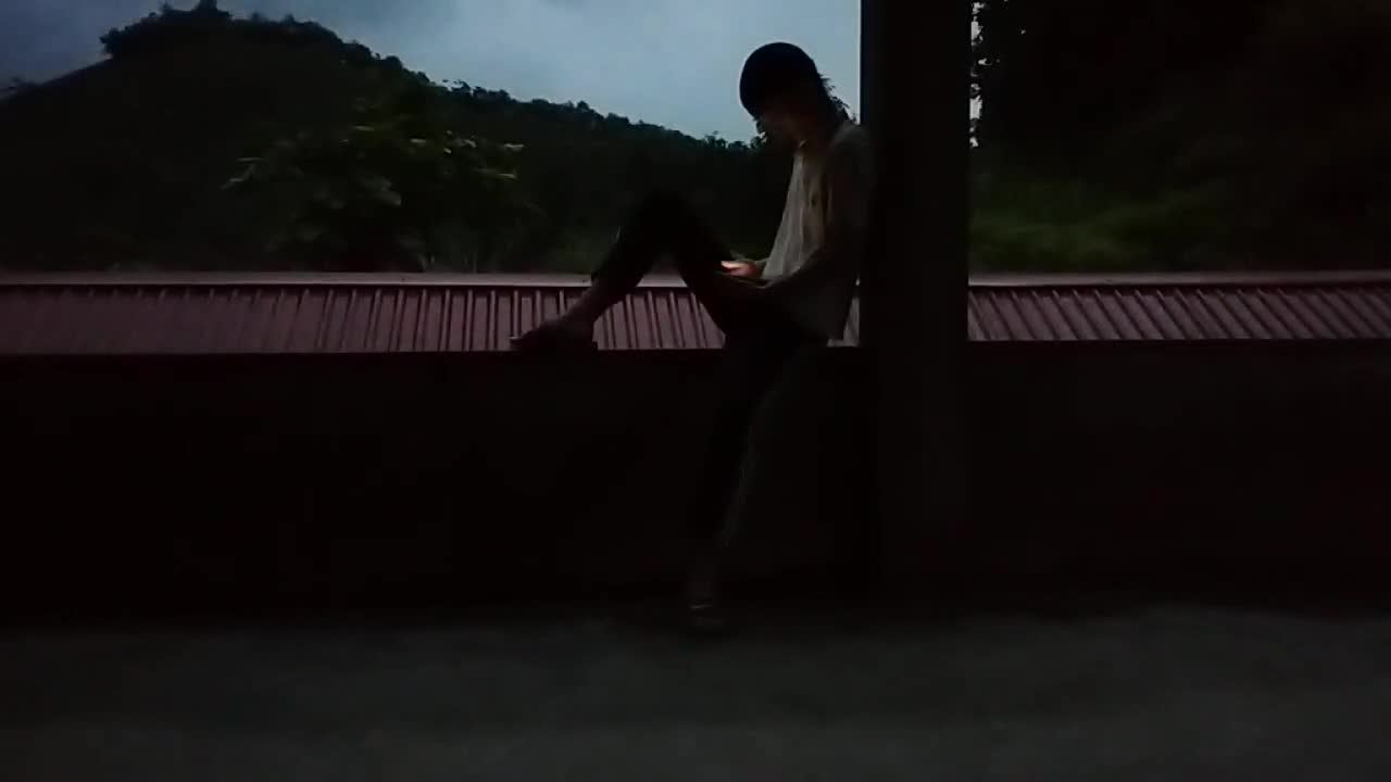 Whenever I'm sad, I am alone with the rain