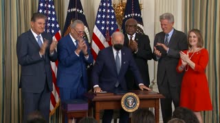 Biden Signs Inflation Recovery Act Into Law