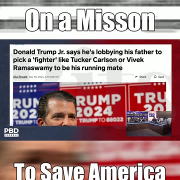 Trump Jr. Looking For A VP #trending #viral #explore #shorts #bitsentertainmentnews