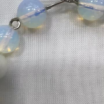 Handmade + Knotting Unique 16” Necklace with Agate, Moonstone, 925 Silver