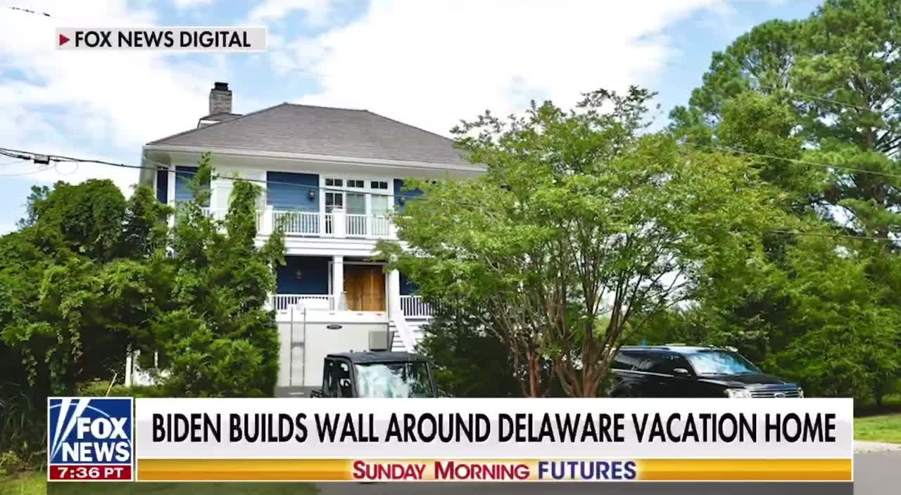 Biden is building a wall around his home in Delaware with $500k of your tax dollars