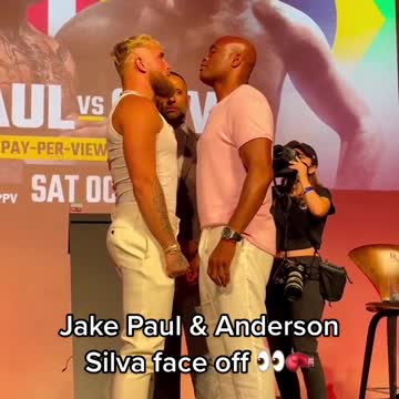 Jake Paul and Anderson Silva face off