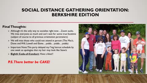 Social Distance Gathering Orientation Berkshire Edition