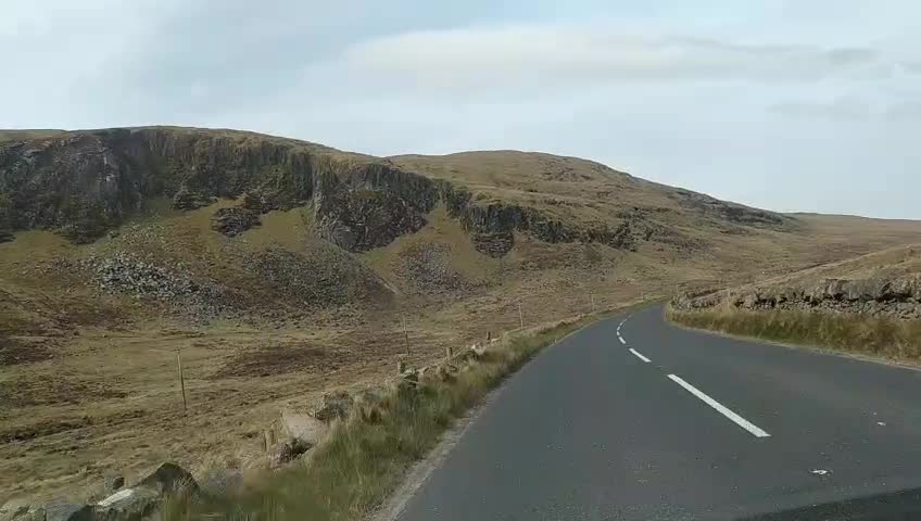 A beautiful day in Mourne Mountains, Northern Ireland,Silent Valley