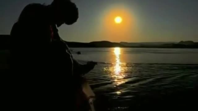 Romantic sun rising video