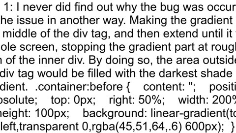 Small gap between backgroundcolor of div and backgroundcolor of divafter