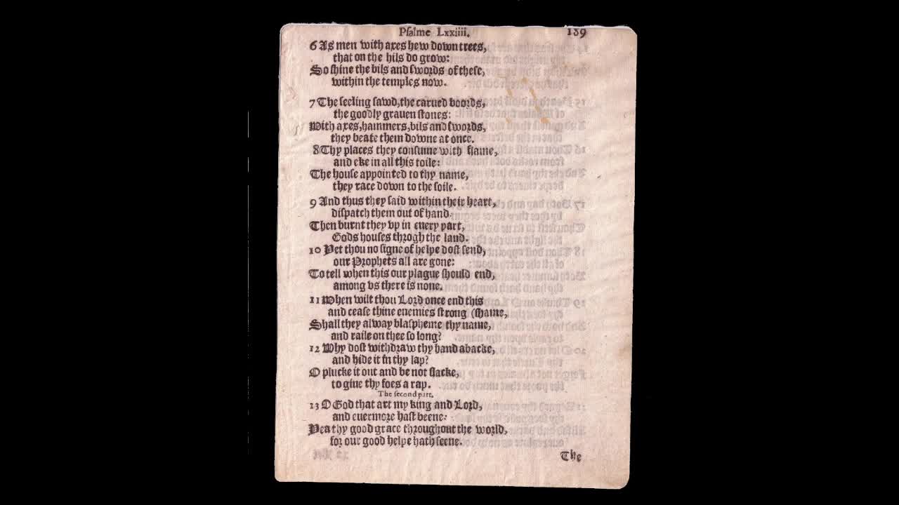 1607 Tyndale Psalter