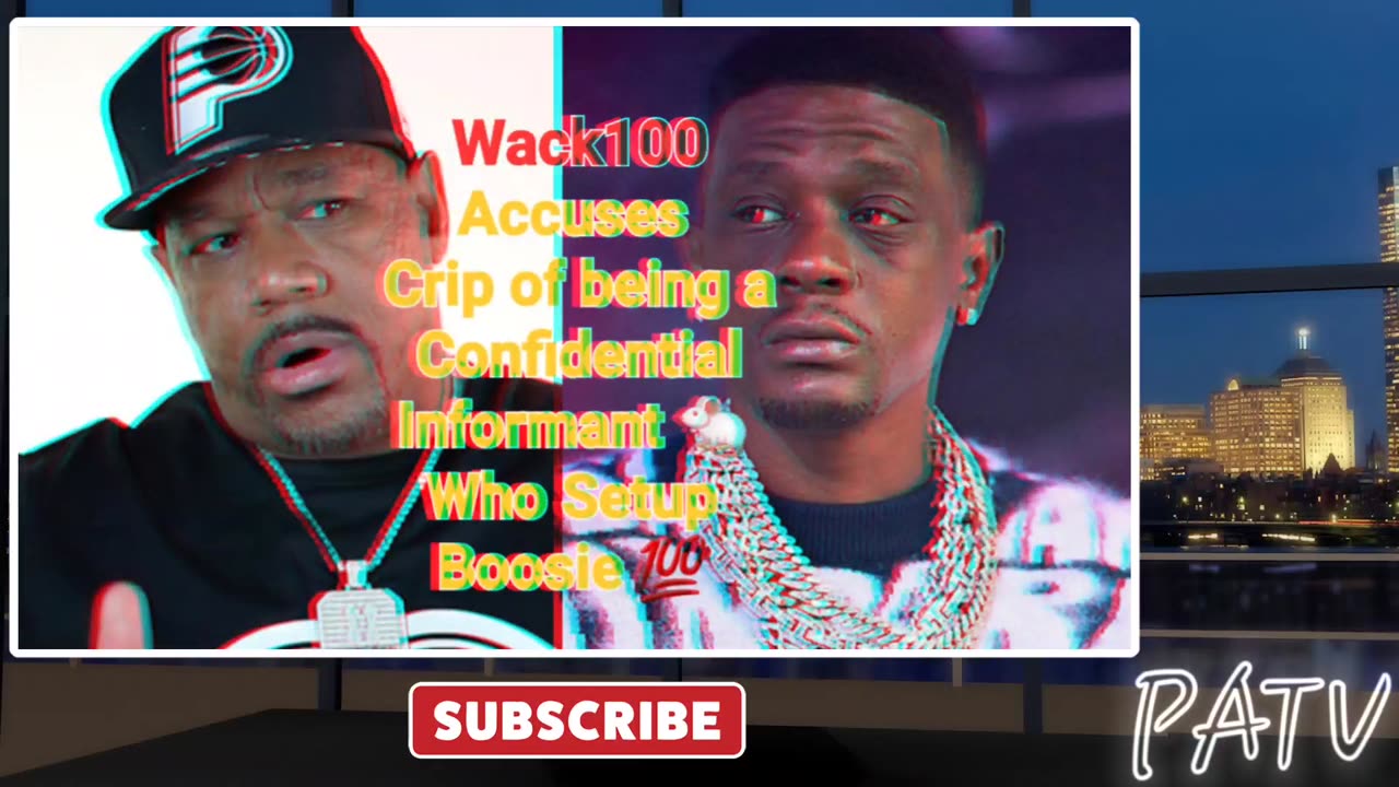 ENews ~ #Wack100 Accuses #Crip Member of being a Confidential Informant 🐁 Who Setup #BoosieBaddAzz 💯