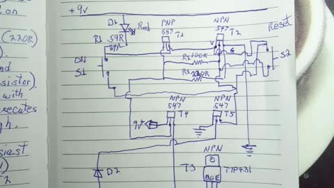 Push Button Latch Circuit with Microcontroller that Automatically Shuts Off the Power