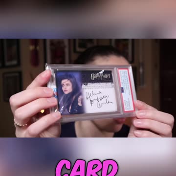 Unboxing My First Ever PSA Card! #wizardingworld #harrypotter #helenabonhamcarter #cardcollector