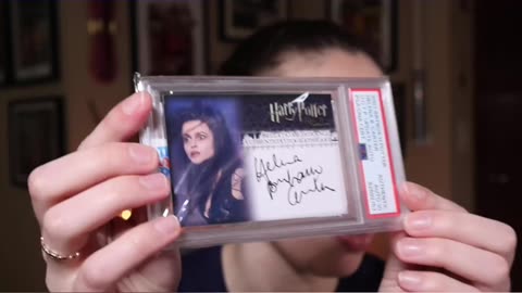 Unboxing My First Ever PSA Card! #wizardingworld #harrypotter #helenabonhamcarter #cardcollector