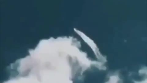 Unknown source firing against a UFO