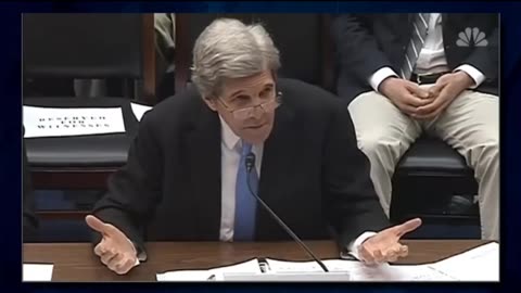 John Kerry thank you for debunking humans being responsible for climate change