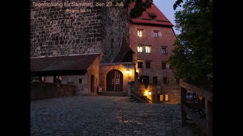 Tageslosung für Samstag, den 23. Juli