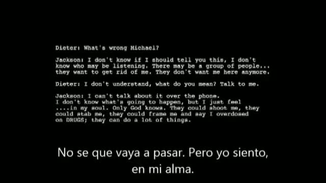 Michael Jackson Last Recorded Phonecall.