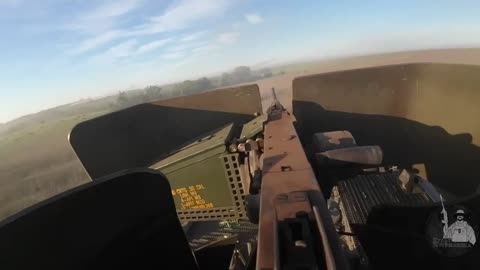 Incredible Footage from Ukrainian M2 Gunner