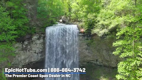 Coast Spas Waterfall Feature | Turn Your NC Backyard into a Vacation