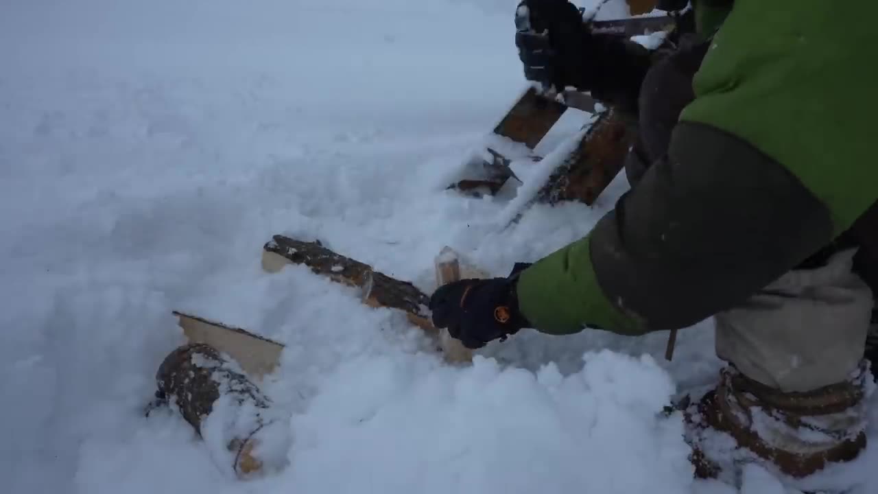 Riding Out an Epic Snowstorm Inside a Cozy Homemade Truck Camper #alaska #asmr #vanlife #camping