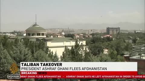 Taliban says Afghanistan war over as president flees #afghanistan #USA # Taliban
