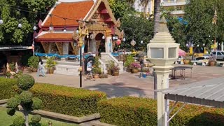 City shrine or city pillars UdonThani city Buddhist temples and shrines