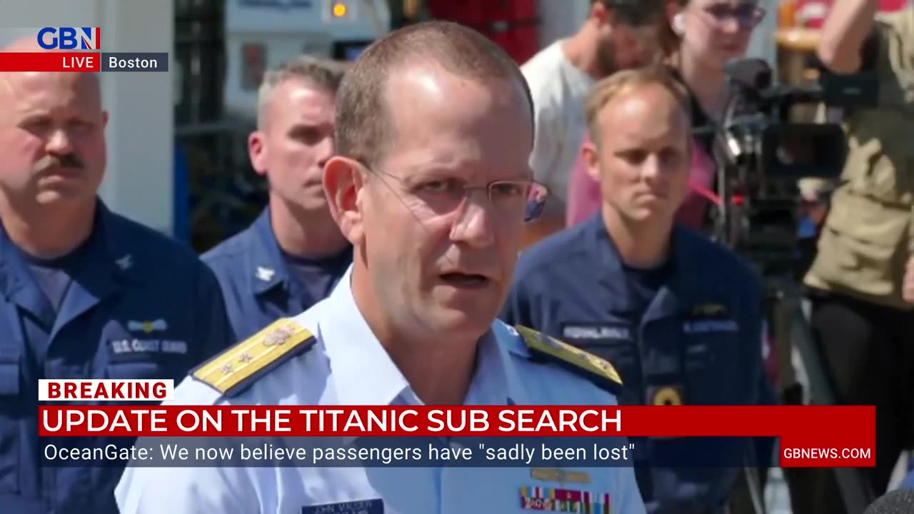 Titanic sub press conference: Crew lost following"Catastrophic implosion of the titan vessel"